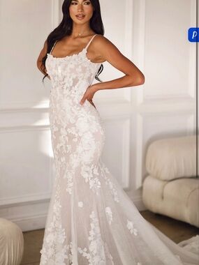 Martina Liana Style #1767 Label Size US 10 - Ivory/Rum - 2024